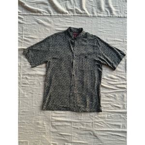 Covington flowy rayon short sleeve button up